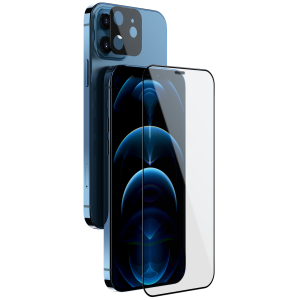 محافظ صفحه نمایش شیشه ای و محافظ لنز نیلکین آیفون Nillkin Amazing 2in1 HD Full Glass iPhone mini 12