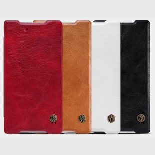 کیف چرمی Sony Xperia Z5 Qin leather case