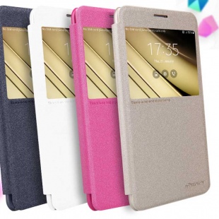 کیف محافظ نیلکین NILLKIN NEW LEATHER CASE-Sparkle Leather Case For Samsung Galaxy C7