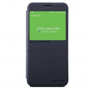 کیف محافظ  Nillkin NEW LEATHER CASE-Sparkle Leather Case For Samsung Galaxy C9 Pro