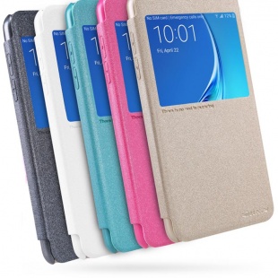 کیف محافظ نیلکین Samsung J7108 Sparkle Leather Case