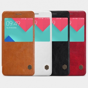 کیف چرمی نیلکین Samsung A7100 Qin leather case