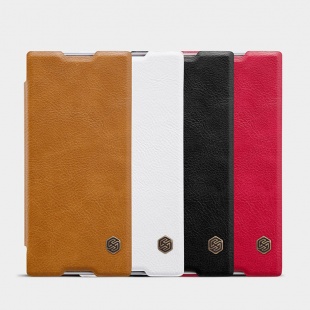 کیف محافظ چرمی نیلکین Nillkin Qin Leather Case For Sony Xperia XA1