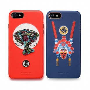 قاب محافظ چرمی طرح دار نیلکین Nillkin Brocade Case For Apple iphone 7