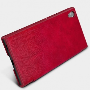 کیف چرمی محافظ Sony Xperia XA1 Ultra Qin leather case