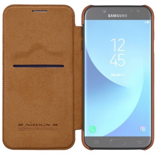 کیف محافظ چرمی نیلکین Nillkin Qin Leather Case For Samsung Galaxy J5 2017