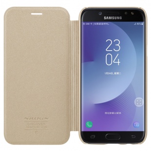 کیف محافظ چرمی نیلکین Nillkin Sparkle Leather Case For Samsung Galaxy J5 2017