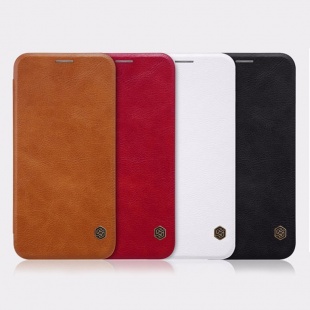 کیف محافظ چرمی نیلکین Nillkin Qin Leather Case For Samsung Galaxy J3 2017