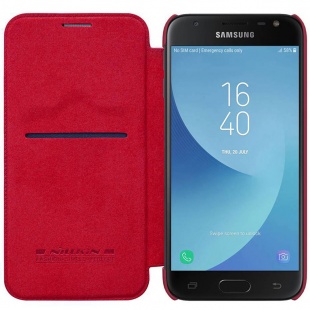 کیف محافظ چرمی نیلکین Nillkin Qin Leather Case For Samsung Galaxy J3 2017