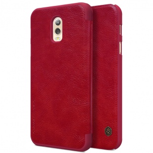 کیف محافظ چرمی نیلکین Nillkin Qin Leather Case For Samsung Galaxy J7 Plus