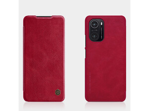 کیف چرمی محافظ نیکین شیائومی NillkinXiaomi Redmi K40/K40 Pro/K40 Pro+/Mi 11i/Poco F3 Qin leather case k40