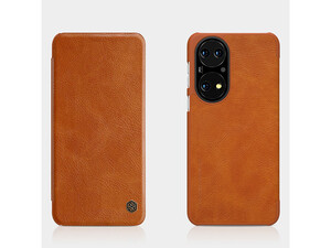 کیف محافظ چرمی نیلکین هواوی پی50 Nillkin Huawei P50 Qin leather case