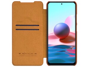 کیف چرمی نیلکین شیائومی Nillkin Qin Leather Case Xiaomi Redmi Note 10 4G