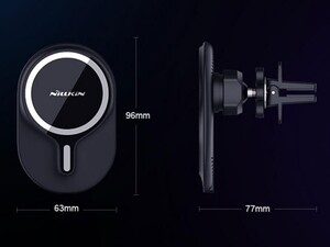 پایه نگهدارنده و شارژر مگنتی داخل خودرو نیلکین Nillkin MagRoad Magnetic Car Mount with Wireless Charging