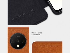 کیف چرمی نیلکین وان پلاس Nillkin Qin Leather Case OnePlus 7T