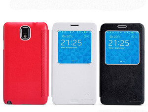کیف چرمی نیلکین سامسونگ Nillkin Leather Case Samsung Galaxy Note 3