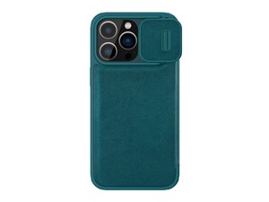 کیف آیفون 13 پرومکس نیلکین Nillkin iPhone 13 Pro Max Qin Pro Plain Leather + Cloth Case