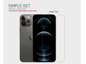 محافظ صفحه نیلکین مناسب  آیفون 13 پرومکس Nillkin Apple iPhone 13 Pro Max Matte Protective Film