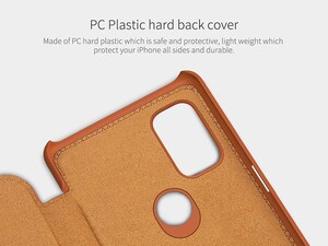 کیف چرمی نیلکین وان پلاس Nillkin Qin Leather Case OnePlus Nord N10 5G