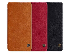 کیف چرمی نیلکین سامسونگ Nillkin Qin Leather Case Samsung Galaxy A7 2018