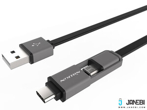 کابل دو سر تایپ سی و میکرو یو اس بی نیلکین Nillkin Plus Cable