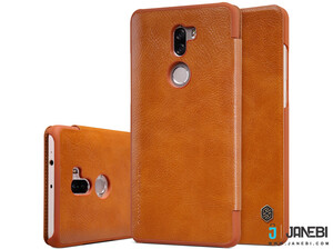 سری قهوه ای کیف چرمی شیائومی XIAOMI 5S Plus Qin leather case