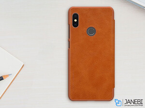 کیف چرمی نیلکین شیائومی Nillkin Qin Leather Case Xiaomi Redmi Note 5 Pro