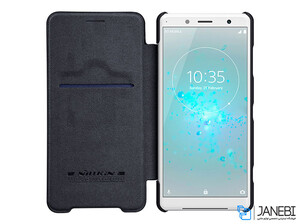 کیف چرمی نیلکین سونی Nillkin Qin Leather Case Sony Xperia XZ2 Compact