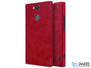 کیف چرمی نیلکین سونی Nillkin Qin Leather Case Sony Xperia XA2