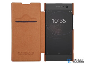 کیف چرمی نیلکین سونی Nillkin Qin Leather Case Sony Xperia XA2