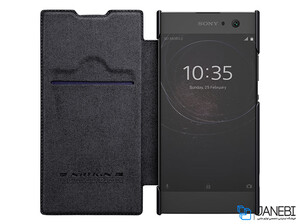 کیف چرمی نیلکین سونی Nillkin Qin Leather Case Sony Xperia XA2