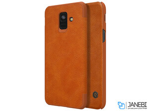 کیف چرمی نیلکین سامسونگ Nillkin Qin Leather Case Samsung Galaxy A6 Plus 2018