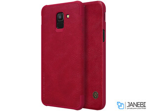 کیف چرمی نیلکین سامسونگ Nillkin Qin Leather Case Samsung Galaxy J6