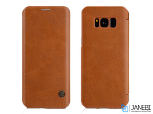 کیف چرمی نیلکین سامسونگ Nillkin Qin Leather Case Samsung Galaxy S8 Plus