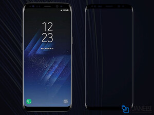 محافظ صفحه نمایش شیشه ای نیلکین Nillkin 3D AP+PRO Edge Glass Samsung Galaxy S8 Plus