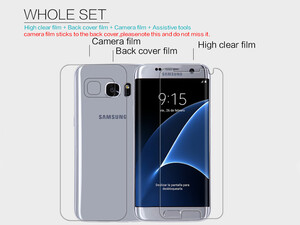 فروش محافظ صفحه نمایش شفاف Samsung Galaxy S7 Edge مارک Nillkin