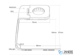 پایه نگهدارنده اپل واچ نیلکین Nillkin Apple Watch C Stand