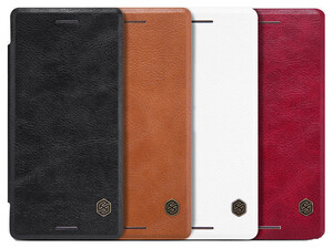 کیف چرمی نیلکین سونی Nillkin Qin Leather Case Sony Xperia X Performance