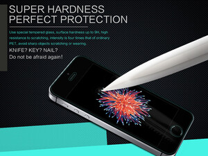 محافظ صفحه نمایش شیشه ای  Apple iPhone 5S/SE H مارک Nillkin