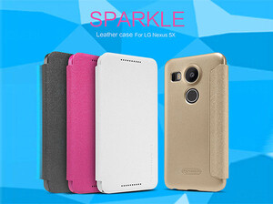 LG Nexus 5X NEW LEATHER CASE- Sparkle Leather Case