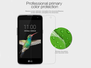 فروش محافظ صفحه نمایش شفاف LG K4 مارک Nillkin