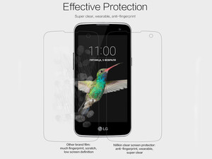 فروش محافظ صفحه نمایش شفاف LG K4 مارک Nillkin