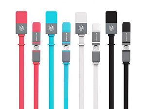 کابل دو پورت میکرو یو اس بی و لایتنینگ نیلکین Nillkin Plus II Micro USB + Lightning Cable