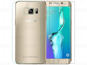 محافظ صفحه نمایش شیشه ای پشت رو Samsung Galaxy S6 edge Plus H مارک Nillkin