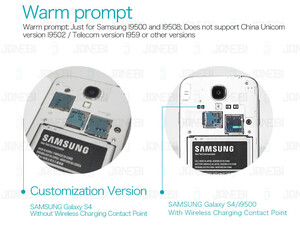 فروش عمده Samsung I9500/I9508（GALAXY SIV）Wireless Charging Rec