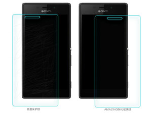 خرید پستی محافظ صفحه نمایش شیشه ای Sony Xperia M2