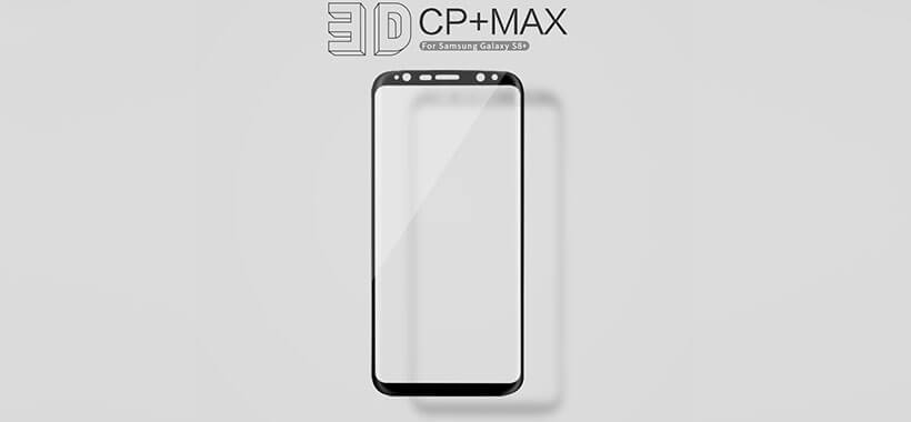 محافظ صفحه نمایش شیشه‌ای نیلکین CP+ Max Glass Samsung Galaxy S8 Plus