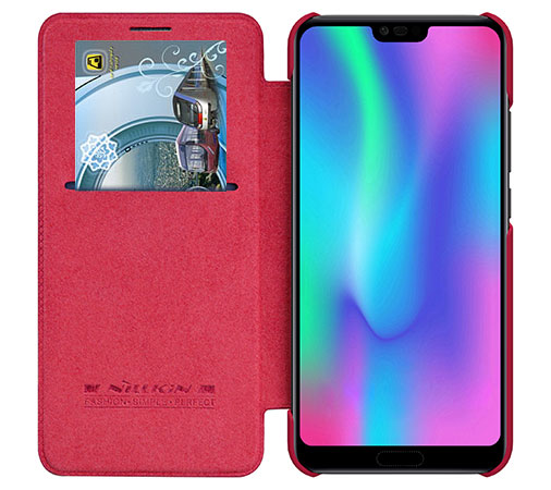 کیف چرمی نیلکین هواوی Nillkin Qin Leather Case Huawei Honor 10