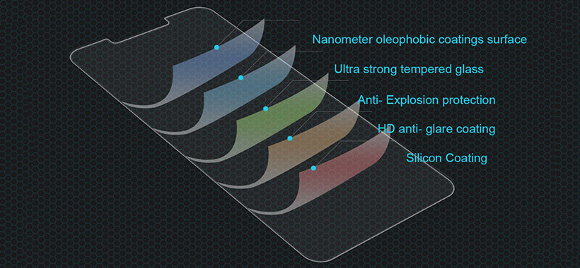 محافظ شیشه ای چند لایه ای نیلکین