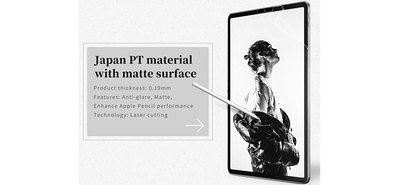 محافظ صفحه کاغذ مانند Nillkin Antiglare AG برای Apple iPad Pro 12.9 2018/2020